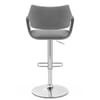 Fairfield Bar Stool Grey Velvet