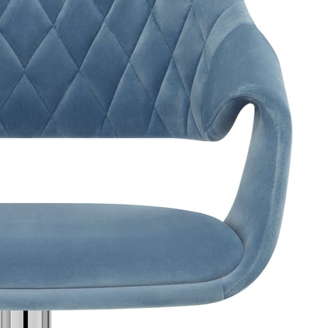 Fairfield Bar Stool Blue Velvet