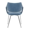 Fairfield Chrome Chair Blue Velvet