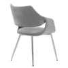 Fairfield Chrome Chair Grey Velvet