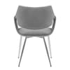 Fairfield Chrome Chair Grey Velvet