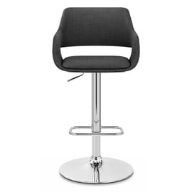 Nuevo Bar Stool Charcoal Fabric