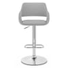 Nuevo Bar Stool Grey Fabric