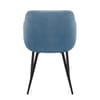 Dakota Dining Chair Blue Velvet