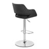 Nuevo Bar Stool Charcoal Fabric