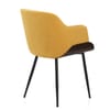 Dakota Dining Chair Mustard Velvet