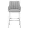 Orion Bar Stool Grey Fabric