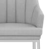 Orion Bar Stool Grey Fabric