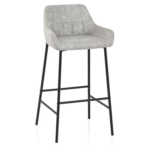 Falcon Bar Stool Antique Light Grey