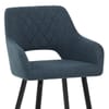 Lopez Bar Stool Blue Fabric