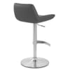 Christiana Real Leather Brushed Stool Grey