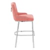 Blush Bar Stool Pink Velvet