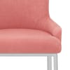 Blush Bar Stool Pink Velvet