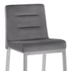 Stella Brushed Stool Charcoal Velvet