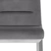 Stella Brushed Stool Charcoal Velvet