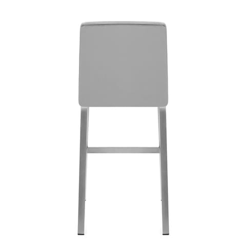 Stella Brushed Stool Grey Velvet