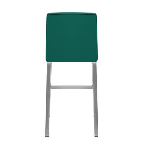 Stella Brushed Stool Green Velvet