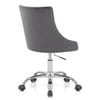 Sofia Office Chair Charcoal Velvet