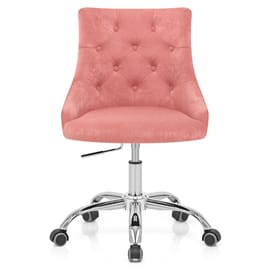 Sofia Office Chair Pink Velvet