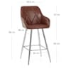 Mason Bar Stool Antique Brown