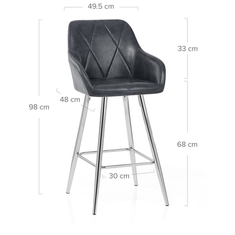 Mason Bar Stool Antique Slate