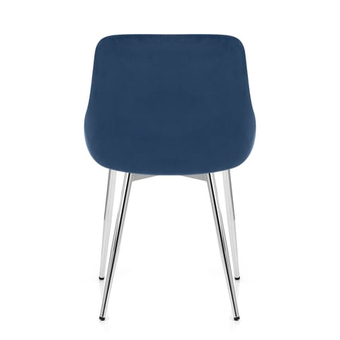 Aston Dining Chair Blue Velvet