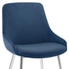 Aston Dining Chair Blue Velvet