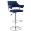 Skyline Bar Chair Blue Velvet