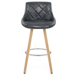 Fuse Wooden Stool Antique Slate
