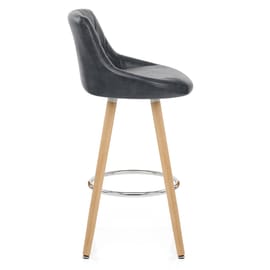 Fuse Wooden Stool Antique Slate