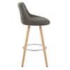 Fuse Wooden Stool Charcoal