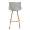 Fuse Wooden Stool Light Grey