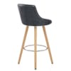 Fuse Wooden Stool Antique Slate
