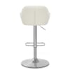 Tokyo Real Leather Brushed Stool Cream