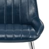 Mustang Chrome  Chair Antique Blue