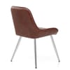 Mustang Chrome Chair Antique Brown