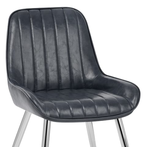 Mustang Chrome Chair Antique Slate