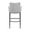 Porter Bar Stool Grey Fabric