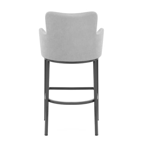 Porter Bar Stool Grey Fabric
