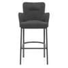 Porter Bar Stool Charcoal Fabric