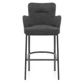 Porter Bar Stool Charcoal Fabric