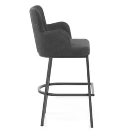 Porter Bar Stool Charcoal Fabric