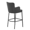 Porter Bar Stool Charcoal Fabric