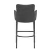Porter Bar Stool Charcoal Fabric