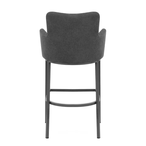 Porter Bar Stool Charcoal Fabric