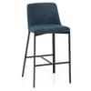 Aspen Bar Stool Blue Fabric