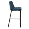 Aspen Bar Stool Blue Fabric