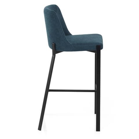 Aspen Bar Stool Blue Fabric