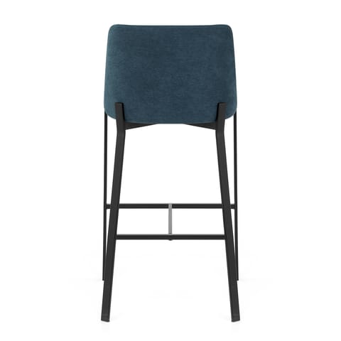Aspen Bar Stool Blue Fabric