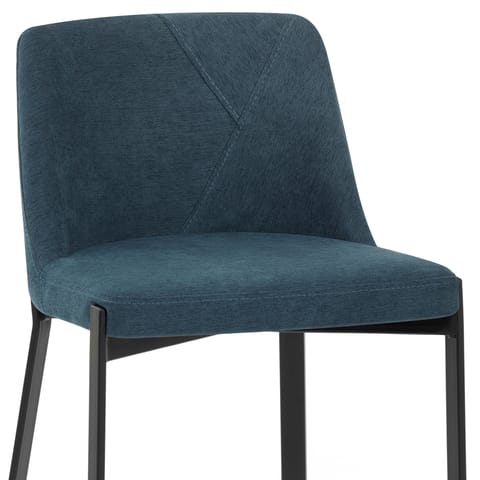 Aspen Bar Stool Blue Fabric